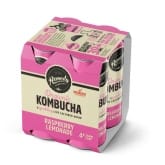 Remedy Organic Kombucha  Raspberry Lemon Can 4s 250ml