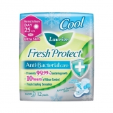 Laurier Fresh Protect Anti Bacterial Cool 25cm 12s