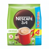 Nescafe 3in1 Less Sugar Free 4s  36s x 19g