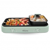 Powerpac 2in1 BBQ & Steamboat PPMC763G